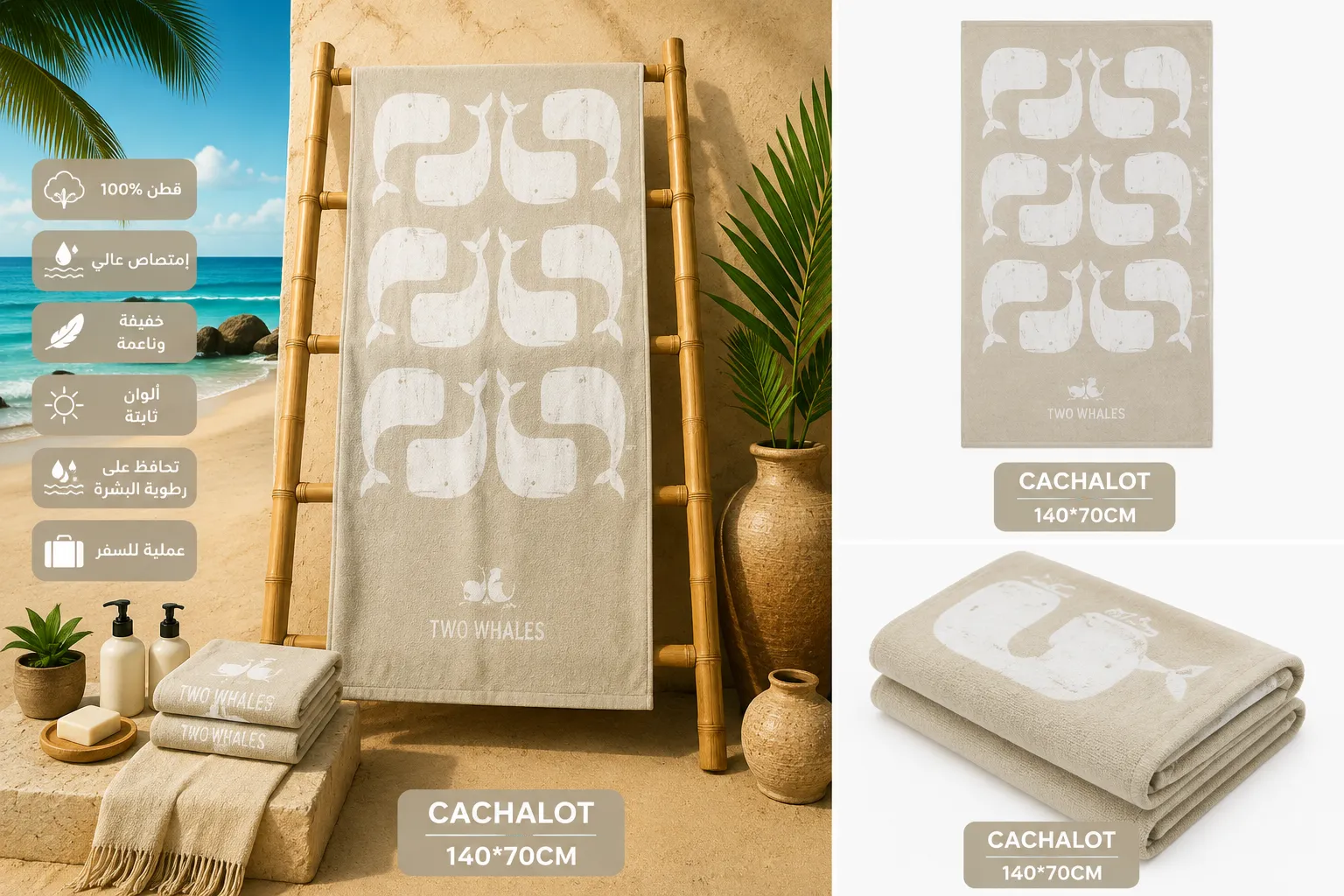CACHALOT 140X70CM